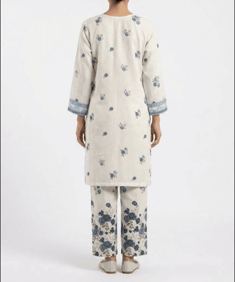Elegant Embroidered Poly Lawn 2-Piece Suit - Image 3