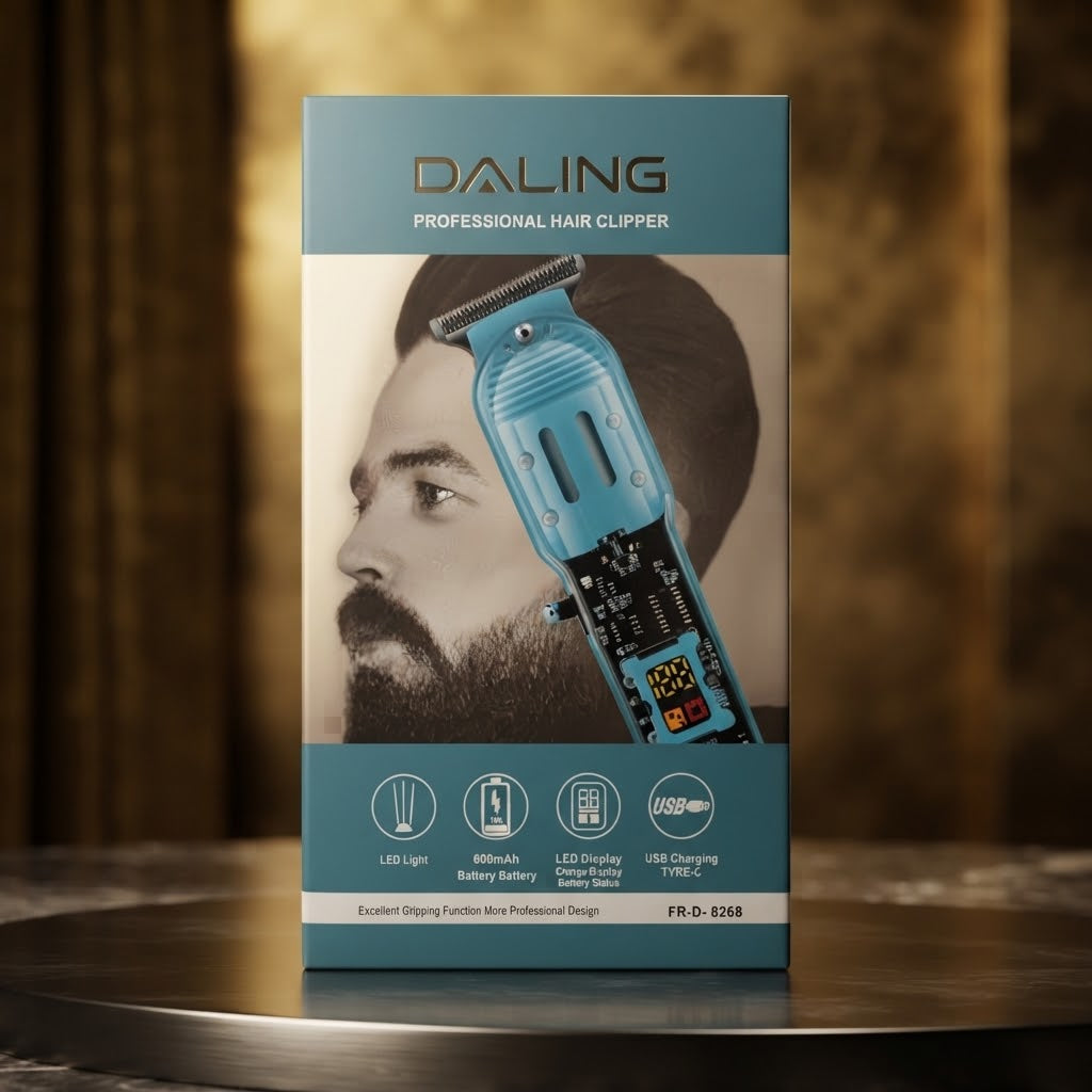 Daling Professional Trimmer & Hair Clipper  – LED Display